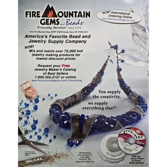 Bead And Button Magazine December 2007 Stitch A Dazzling Crystal Necklace - Picture 3 of 16